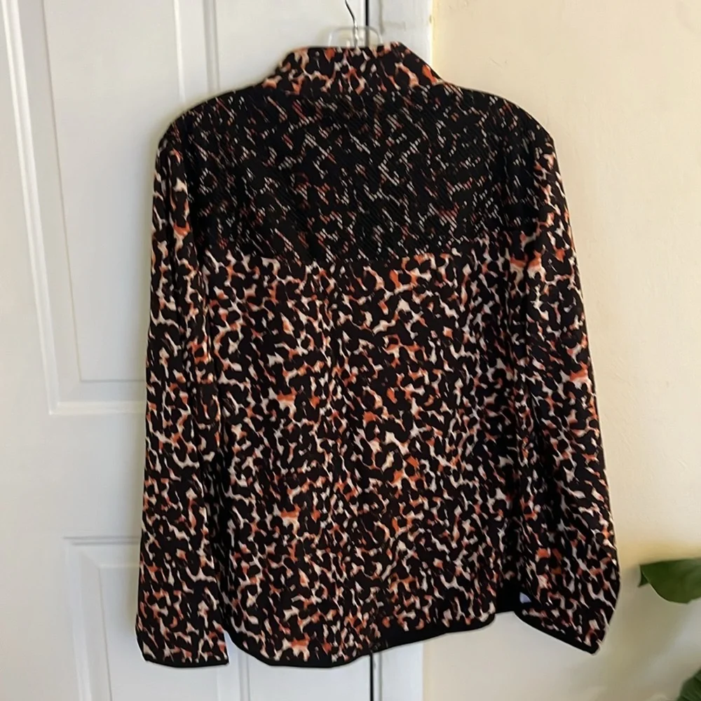 ZENERGY Neema Vivid‎ Animal Jacket Size L NWT By Chico’s